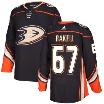 Authentic Adidas Men's Rickard Rakell Anaheim Ducks Jersey - Black