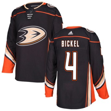 Authentic Adidas Men's Stu Bickel Anaheim Ducks Home Jersey - Black