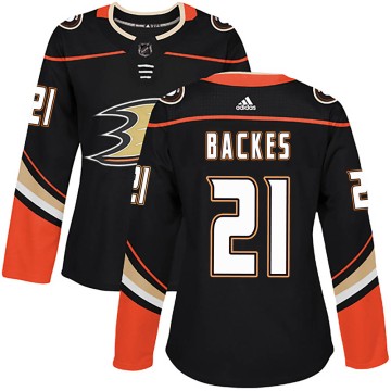 Authentic Adidas Women's David Backes Anaheim Ducks ized Home Jersey - Black