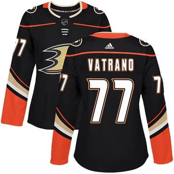 Authentic Adidas Women's Frank Vatrano Anaheim Ducks Home Jersey - Black