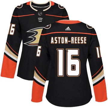 Authentic Adidas Women's Zach Aston-Reese Anaheim Ducks Home Jersey - Black