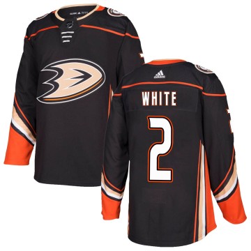 Authentic Adidas Youth Colton White Anaheim Ducks Black Home Jersey - White