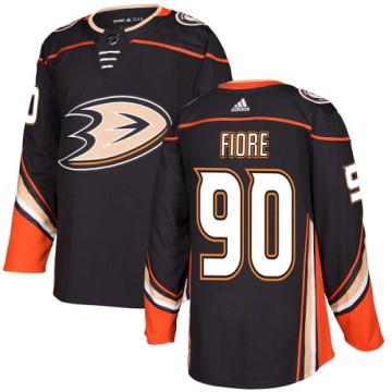 Authentic Adidas Youth Giovanni Fiore Anaheim Ducks Home Jersey - Black
