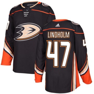Authentic Adidas Youth Hampus Lindholm Anaheim Ducks Home Jersey - Black