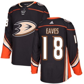 Authentic Adidas Youth Patrick Eaves Anaheim Ducks Home Jersey - Black