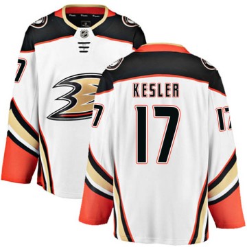 Authentic Fanatics Branded Men's Ryan Kesler Anaheim Ducks Away Jersey - White