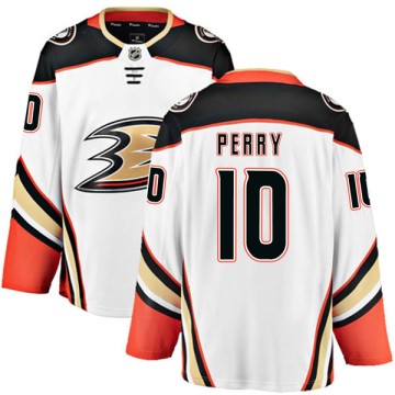 Authentic Fanatics Branded Youth Corey Perry Anaheim Ducks Away Jersey - White