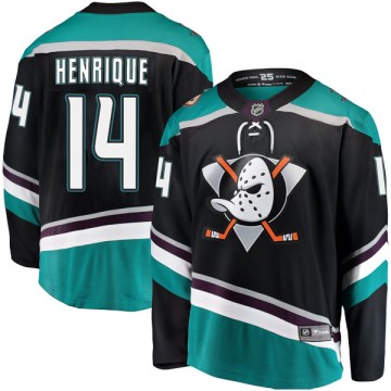 Breakaway Fanatics Branded Men's Adam Henrique Anaheim Ducks Alternate Jersey - Black