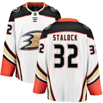 Breakaway Fanatics Branded Men's Alex Stalock Anaheim Ducks Away Jersey - White