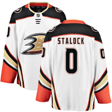 Breakaway Fanatics Branded Men's Alex Stalock Anaheim Ducks Away Jersey - White