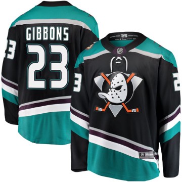 Breakaway Fanatics Branded Men's Brian Gibbons Anaheim Ducks Alternate Jersey - Black