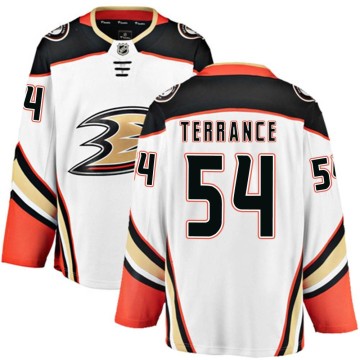 Breakaway Fanatics Branded Men's Carey Terrance Anaheim Ducks Away Jersey - White