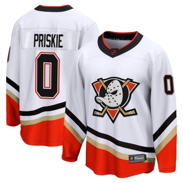 Breakaway Fanatics Branded Men's Chase Priskie Anaheim Ducks Special Edition 2.0 Jersey - White