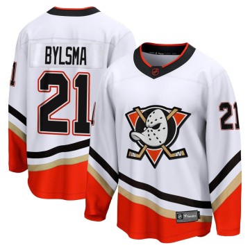 Breakaway Fanatics Branded Men's Dan Bylsma Anaheim Ducks Special Edition 2.0 Jersey - White