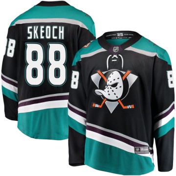 Breakaway Fanatics Branded Men's Darian Skeoch Anaheim Ducks Alternate Jersey - Black