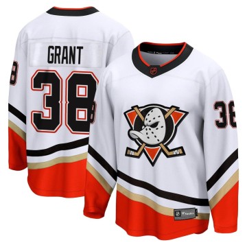 Breakaway Fanatics Branded Men's Derek Grant Anaheim Ducks Special Edition 2.0 Jersey - White