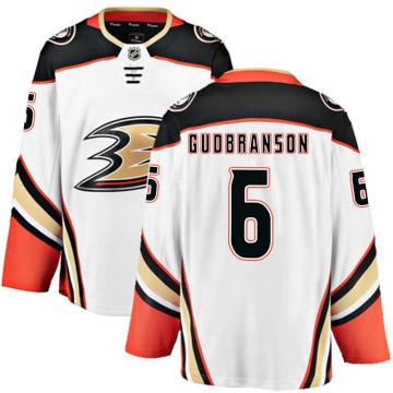 Breakaway Fanatics Branded Men's Erik Gudbranson Anaheim Ducks Away Jersey - White