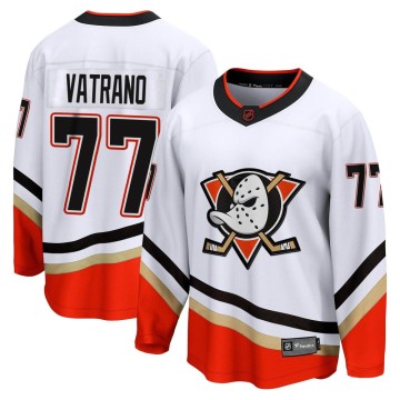Breakaway Fanatics Branded Men's Frank Vatrano Anaheim Ducks Special Edition 2.0 Jersey - White