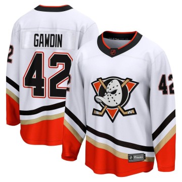 Breakaway Fanatics Branded Men's Glenn Gawdin Anaheim Ducks Special Edition 2.0 Jersey - White