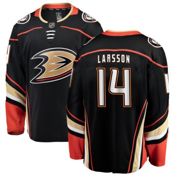 Breakaway Fanatics Branded Men's Jacob Larsson Anaheim Ducks Home Jersey - Black