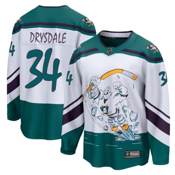 Breakaway Fanatics Branded Men's Jamie Drysdale Anaheim Ducks 2020/21 Special Edition Jersey - White