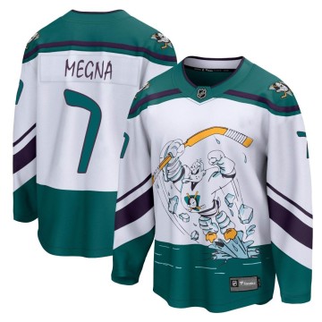 Breakaway Fanatics Branded Men's Jayson Megna Anaheim Ducks 2020/21 Special Edition Jersey - White