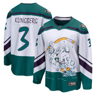 Breakaway Fanatics Branded Men's John Klingberg Anaheim Ducks 2020/21 Special Edition Jersey - White