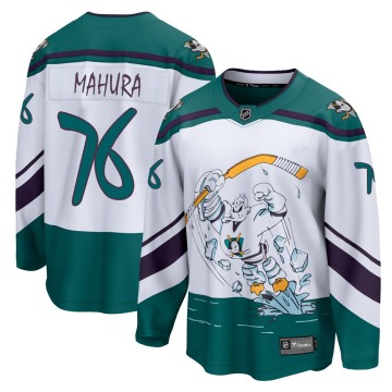 Breakaway Fanatics Branded Men's Josh Mahura Anaheim Ducks 2020/21 Special Edition Jersey - White