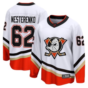 Breakaway Fanatics Branded Men's Nikita Nesterenko Anaheim Ducks Special Edition 2.0 Jersey - White