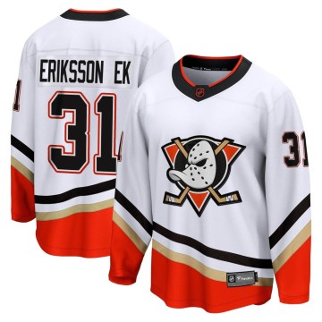 Breakaway Fanatics Branded Men's Olle Eriksson Ek Anaheim Ducks Special Edition 2.0 Jersey - White
