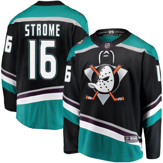 Breakaway Fanatics Branded Men's Ryan Strome Anaheim Ducks Alternate Jersey - Black