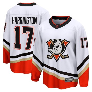 Breakaway Fanatics Branded Men's Scott Harrington Anaheim Ducks Special Edition 2.0 Jersey - White