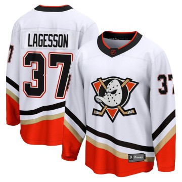 Breakaway Fanatics Branded Men's William Lagesson Anaheim Ducks Special Edition 2.0 Jersey - White