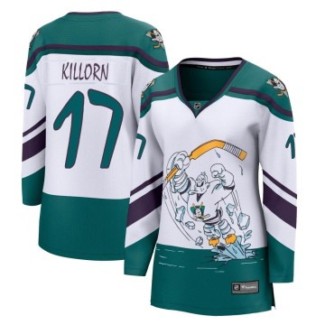 Breakaway Fanatics Branded Women's Alex Killorn Anaheim Ducks 2020/21 Special Edition Jersey - White