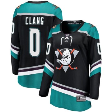 Breakaway Fanatics Branded Women's Calle Clang Anaheim Ducks Alternate Jersey - Black