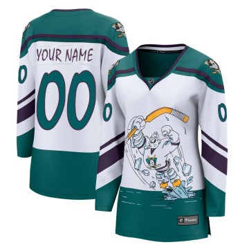 Breakaway Fanatics Branded Women's Custom Anaheim Ducks Custom 2020/21 Special Edition Jersey - White