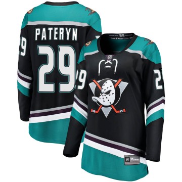 Breakaway Fanatics Branded Women's Greg Pateryn Anaheim Ducks Alternate Jersey - Black