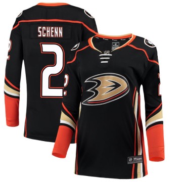 Breakaway Fanatics Branded Women's Luke Schenn Anaheim Ducks Home Jersey - Black