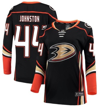 Breakaway Fanatics Branded Women's Ross Johnston Anaheim Ducks Home Jersey - Black