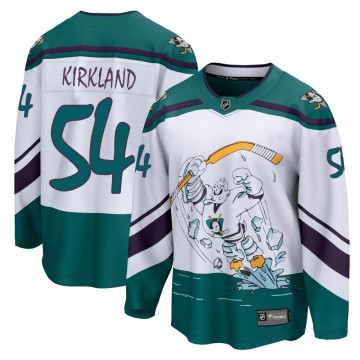 Breakaway Fanatics Branded Youth Justin Kirkland Anaheim Ducks 2020/21 Special Edition Jersey - White