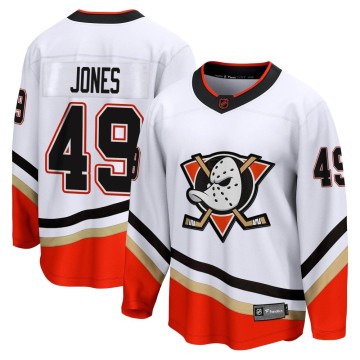 Breakaway Fanatics Branded Youth Max Jones Anaheim Ducks Special Edition 2.0 Jersey - White