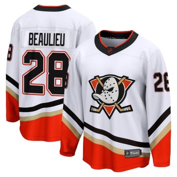 Breakaway Fanatics Branded Youth Nathan Beaulieu Anaheim Ducks Special Edition 2.0 Jersey - White