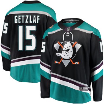 Breakaway Fanatics Branded Youth Ryan Getzlaf Anaheim Ducks Alternate Jersey - Black