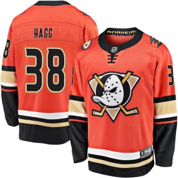 Premier Fanatics Branded Men's Robert Hagg Anaheim Ducks Breakaway 2019/20 Alternate Jersey - Orange
